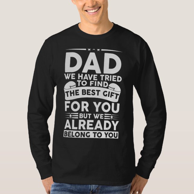 Camisa del Día del Padres para papá de la hija hij (Anverso)