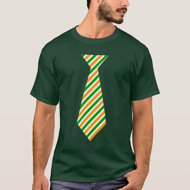Camisa del día del St Patricks con el lazo (Anverso)