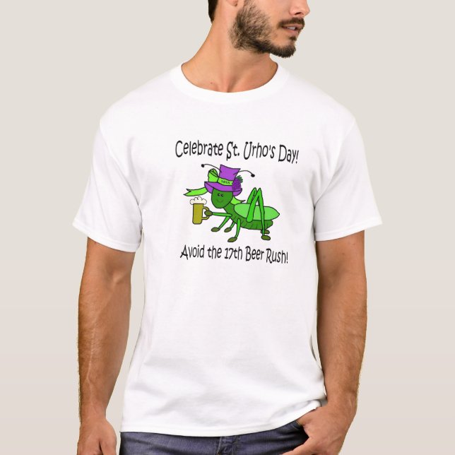 Camisa del día del St. Urho - evite la (Anverso)