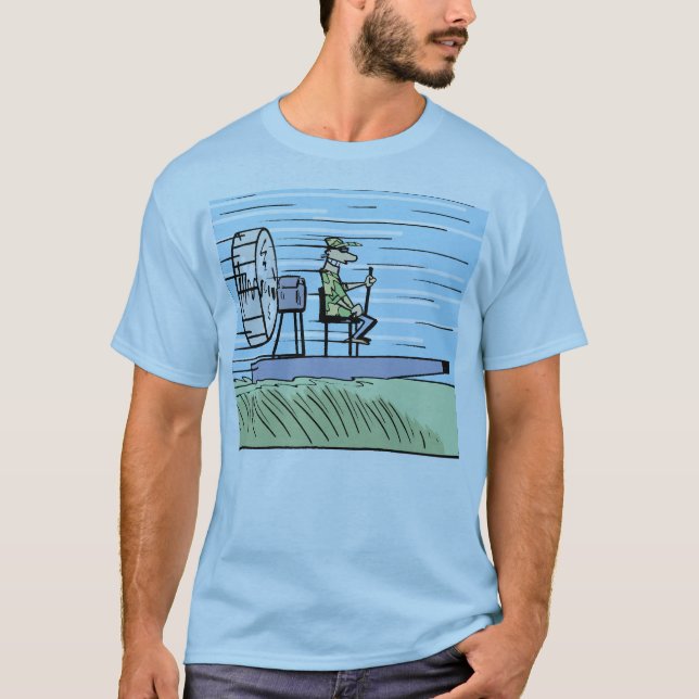 Camisa del dibujo animado del barco del aire (Anverso)