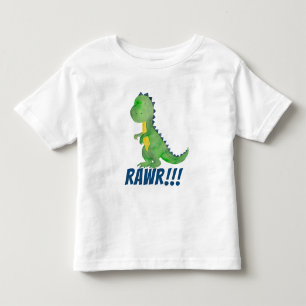 Camisa del dinosaurio RAWR - camisa linda de Trex