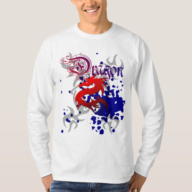 Camisa del dragón del tatuaje (Anverso)