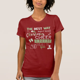 Camisa del duende de la alegría del navidad