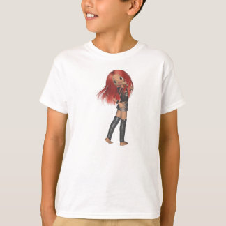 Camisa del eje de balancín punky del animado