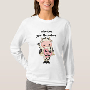 Camisa del el día de San Valentín de la vaca de 
