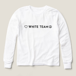 Camisa del equipo blanco de la guerra de color