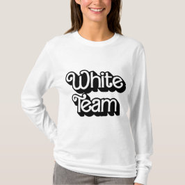 Camisa del equipo blanco de la guerra de color
