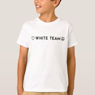 Camisa del equipo blanco de la guerra de color