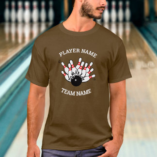 Camisa del equipo de boliche - Logotipo de huelga