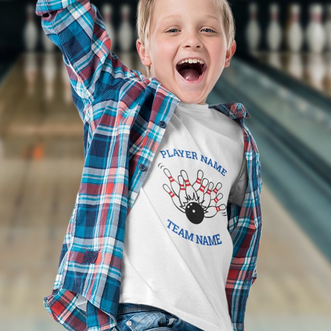 Camisa del equipo de bolos para niños personalizad (Subido por el creador)