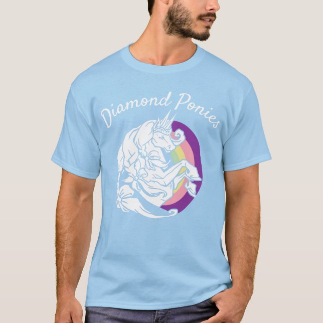 Camisa del equipo de Kickball de Diamond Ponies (Anverso)