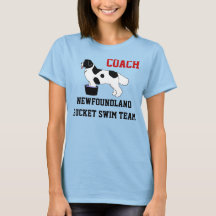Camisa del equipo de natación del cubo de