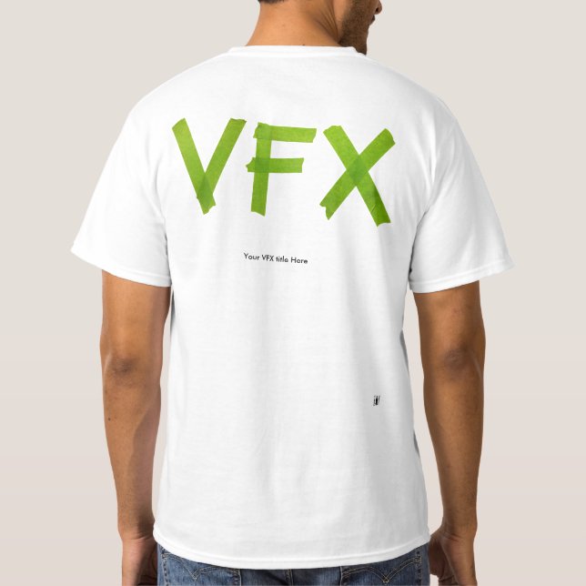 Camisa del equipo de VFX - verde/luz (Reverso)