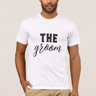Camisa del Equipo del Novio para el Novio – Negro 