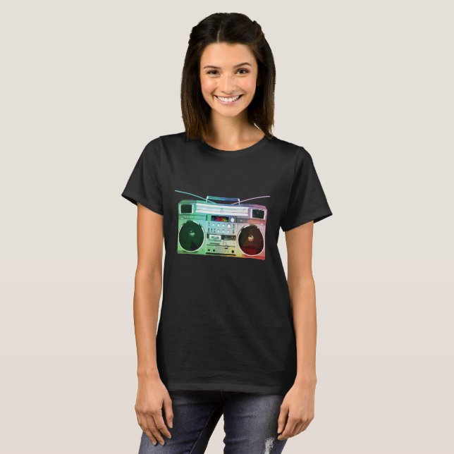 Camisa del equipo estéreo portátil de Hip Hop (Anverso completo)