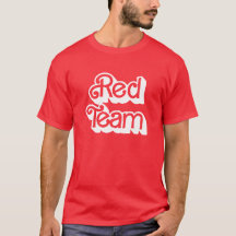 Camisa del equipo rojo de la guerra de color