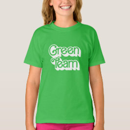 Camisa del equipo verde de la guerra de color