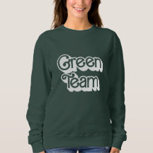 Camisa del equipo verde de la guerra de color