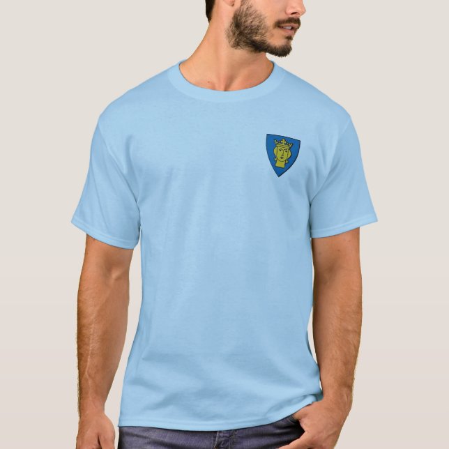 Camisa del escudo de armas de Estocolmo Suecia (Anverso)