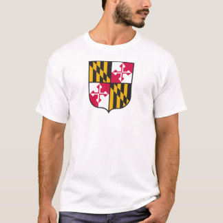 Camisa del escudo de la bandera de Maryland