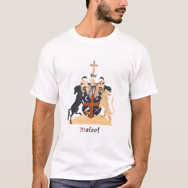 Camisa del escudo de la familia de Maloofs (Anverso)