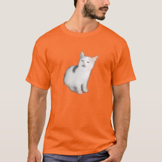 Camisa del espiral del gato del plátano