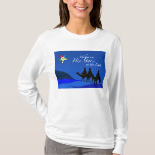 Camisa del este del navidad de la estrella