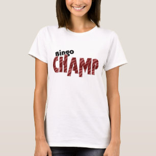 Camisa del estilo de Vegas del campeón del bingo