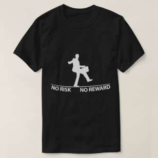 camisa del éxito ningún riesgo ninguna camiseta de