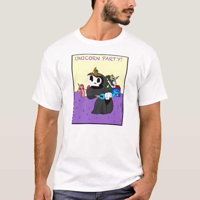 Camisa del fiesta del unicornio (Anverso)