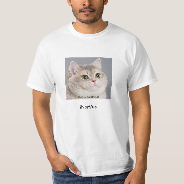Camisa del gato de la respiración pesada (Anverso)