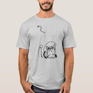 Camisa del gato del astronauta