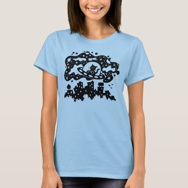 Camisa del gato del espacio (Anverso)