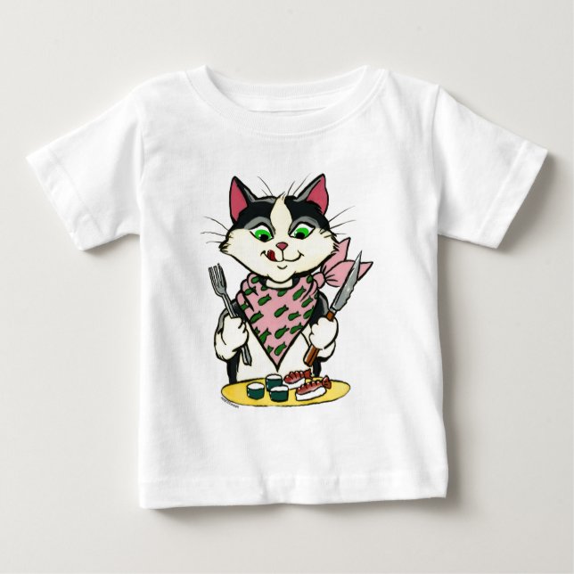 Camisa del gato del sushi (Anverso)