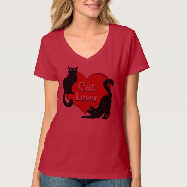 Camisa del gato del tamaño extra grande de la (Anverso)