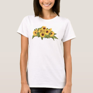 Camisa del girasol del KRW Ladie