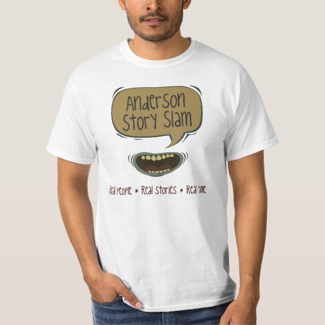 Camisa del golpe de la historia de Anderson (Anverso)