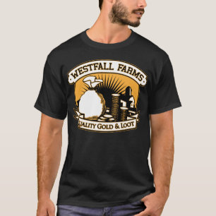 camisa del granjero del oro