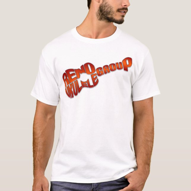 Camisa del grupo del Ukulele de Reno - HOMBRES ' S (Anverso)