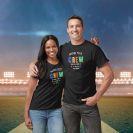 Camisa del grupo Retro de la tripulación personali