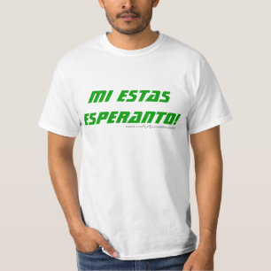 Camisa del himno del esperanto,
