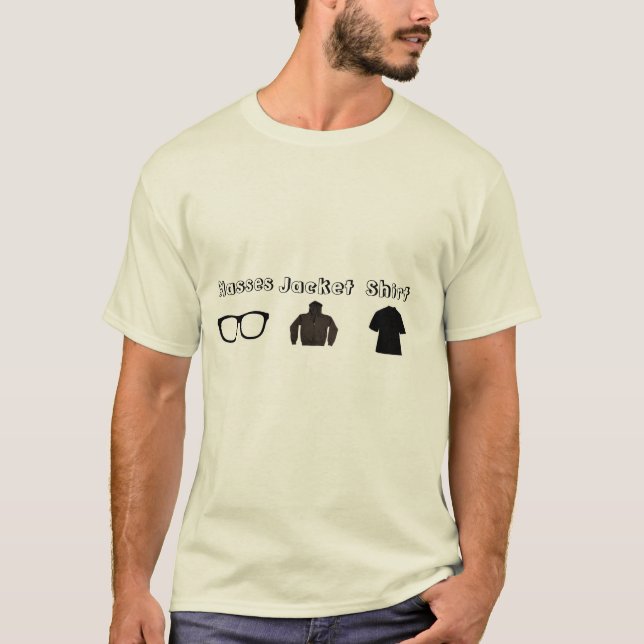 Camisa del hombre de la camisa de la chaqueta de (Anverso)