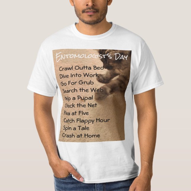 Camisa del humor de la entomología por RoseWrites (Anverso)