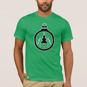 Camisa del icono del árbol de navidad