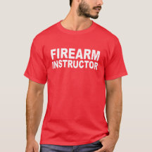 Camisa del instructor de armas de fuego - de dos l