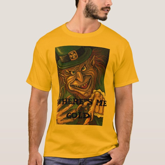 Camisa del irlandés del LEPRECHAUN (Anverso)