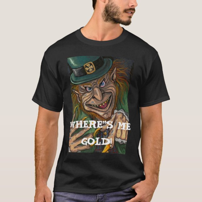 Camisa del irlandés del LEPRECHAUN (Anverso)