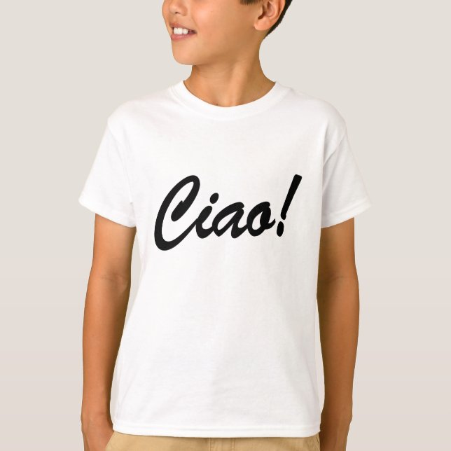 Camisa del italiano del Ciao (Anverso)