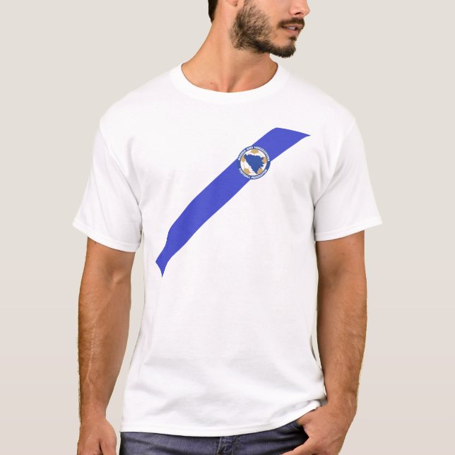 Camisa del jersey de Bosnia, llano (Anverso)