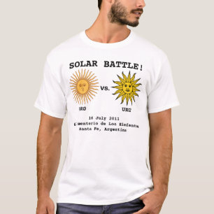 Camisa del juego de la Argentina - de Uruguay